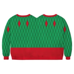 Costumescenter Ugly Christmas Hoodies For Couples Two Person Christmas Pullover Couple Costumes