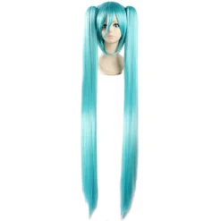 Costumescenter 120cm Blue Hatsune Miku Cosplay Wig ACCESSORIES