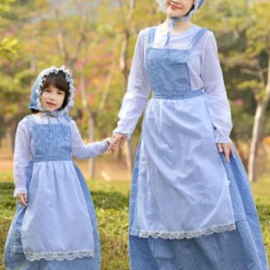 Costumescenter Farm Girl Cosplay Pioneer Costumes Mom And Daughter Matching Dress Mommy & Me Costumes