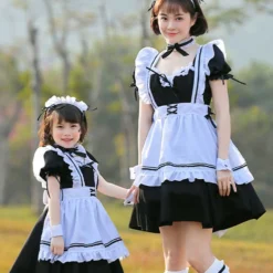 Costumescenter Miracle Nikki Maid Lolita Fancy Dress Family Matching Halloween Costume