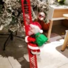 Costumescenter ACCESSORIES Cute Santa Claus Electric Climbing Doll Christmas Creative Decoration