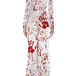 Costumescenter Casual Long Sleeve Halloween Maxi Dress