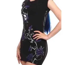 Costumescenter Halloween Dresses Plus Size Cap Sleeve Halloween Mini Dress