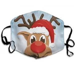 Costumescenter Cute Christmas Masks Santa Reindeer Christmas Tree Festival Ornemants ACCESSORIES