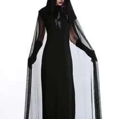 Costumescenter Forsaken Soul Mysterious Halloween Witch Costume Black
