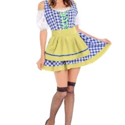 Costumescenter Womens Halloween Bavaria Oktoberfest Beer Girl Costume Black
