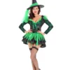Costumescenter Womens Sexy Halloween Costume Witch Dress Green