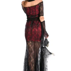 Costumescenter Adult Gothic Evil Vampire Queen Halloween Costume Black