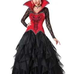 Costumescenter Adult Deluxe Vampire Queen Costume HALLOWEEN