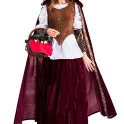 Costumescenter Deluxe Adult Halloween Little Red Riding Hood Costume