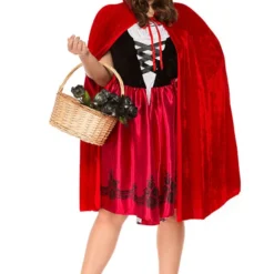 Costumescenter HALLOWEEN Womens Plus Size Little Red Riding Hood Costume