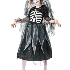 Costumescenter Zombie Costume Skeleton Dress Fallen Angle Halloween Costume