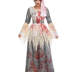 Costumescenter Adult Fancy Bloody Ghost Bride Halloween Costume