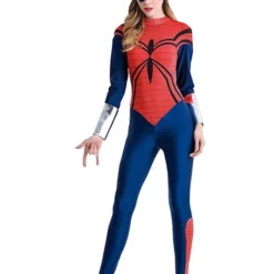 Costumescenter Women's Sexy Spiderman Bodysuit Halloween Costume