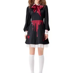 Costumescenter Family Costumes Womens Girls Creepy Doll Costumes For Family Halloween Cosplay