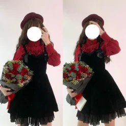 CostumesCenter Classic Black Cosplay Lolita Dress
