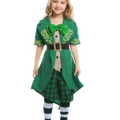 Cheap Costumescenter Store 13 Costumescenter OCCASIONS Girls St. Patrick's Day Costume High-quality Cosplay Dress