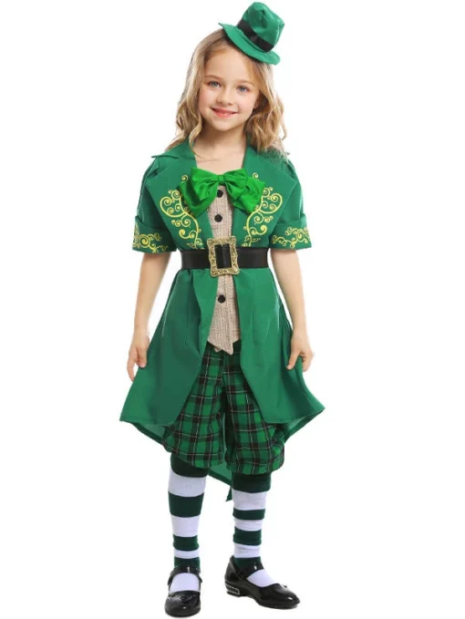 Costumescenter OCCASIONS Girls St. Patrick's Day Costume High-quality Cosplay Dress 2 Costumescenter OCCASIONS Girls St. Patrick's Day Costume High-quality Cosplay Dress