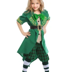 Costumescenter OCCASIONS Girls St. Patrick's Day Costume High-quality Cosplay Dress