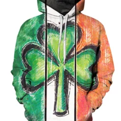 Cheap Costumescenter Store 22 Costumescenter OCCASIONS St. Patrick's Day Clover Hoodie For Adult