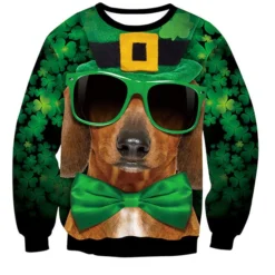 Costumescenter Clover Shamrock St Patricks Day Sweatshirt OCCASIONS