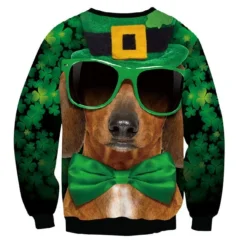 Costumescenter Clover Shamrock St Patricks Day Sweatshirt OCCASIONS