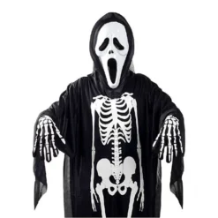 Costumescenter Halloween Skeleton Ghost Costume Mens Cosplay Black And White