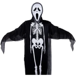 Costumescenter Halloween Skeleton Ghost Costume Mens Cosplay Black And White