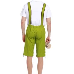 Costumescenter Oktoberfest Costumes Fancy Lederhosen Halloween Bavarian Beer Oktoberfest Men Costume Green