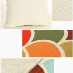 Costumescenter Ghost Costume Funny Cute Cartoon Ghost Print Halloween Throw Pillow Cover Coffee